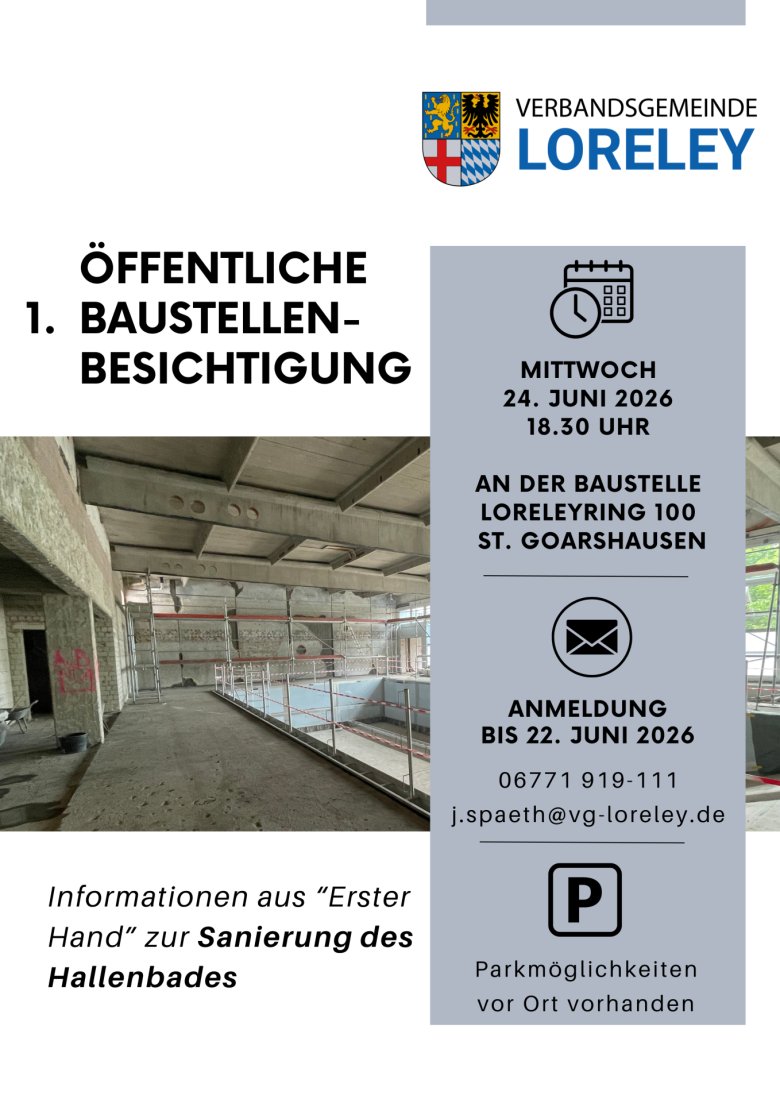 1. öffentliche Baustellenbesichtigung