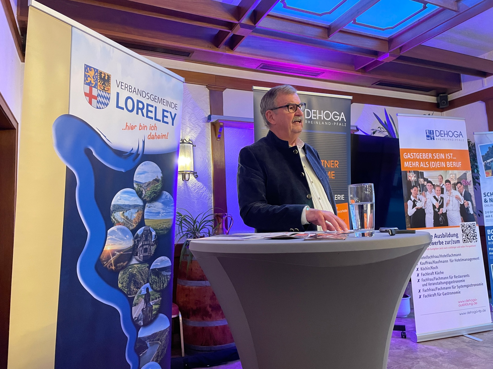 Referent Lothar Weinand, Vize-Präsident des DEHOGA Rheinland-Pfalz e. V.