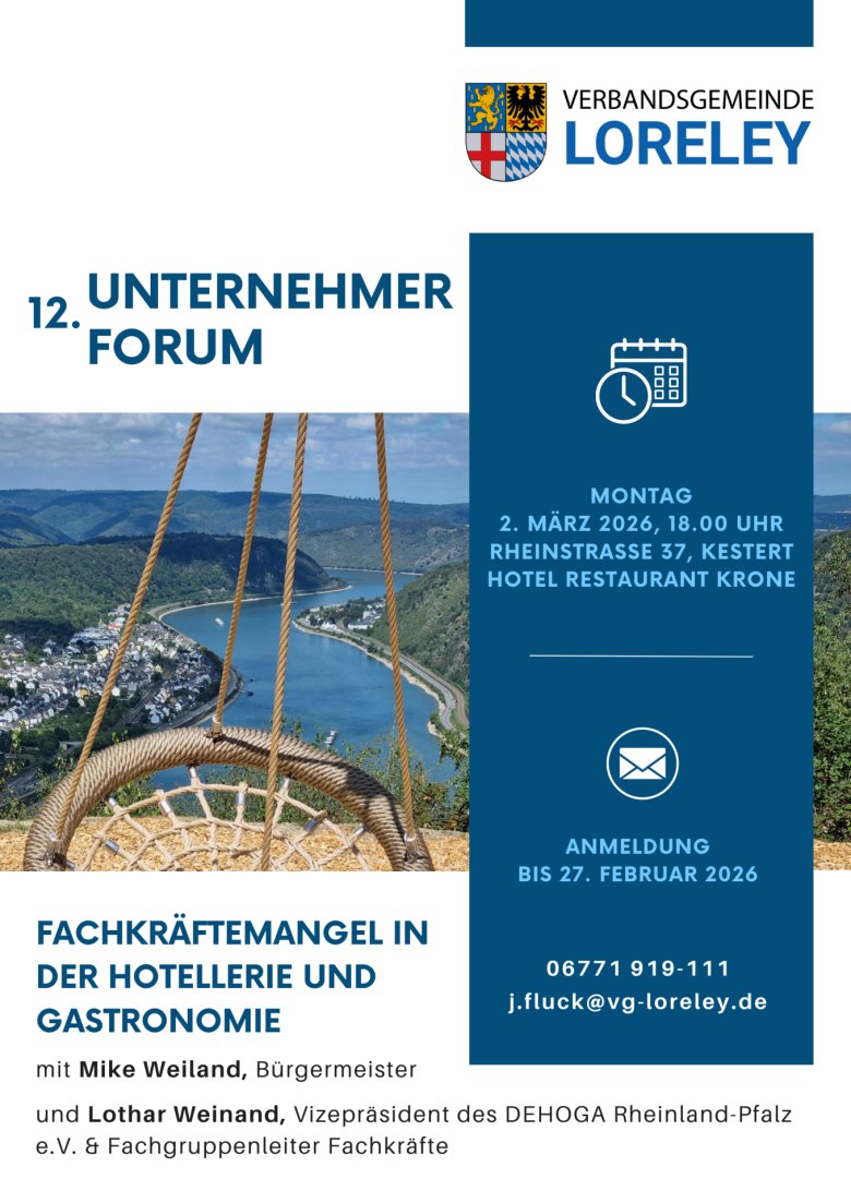 Plakat für das 12. Unternehmerforum