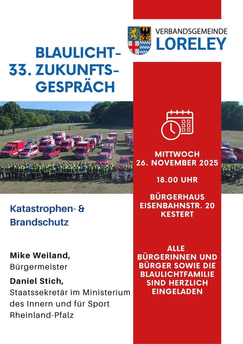 Zukunftsgespräch - 33. Zukunftsgespräch Blaulicht