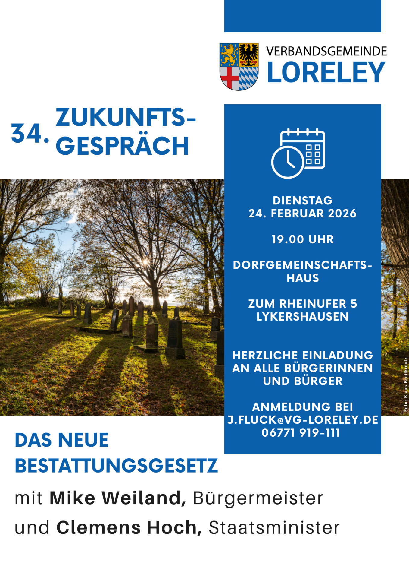Plakat für das 34. Zukunftsgespräch