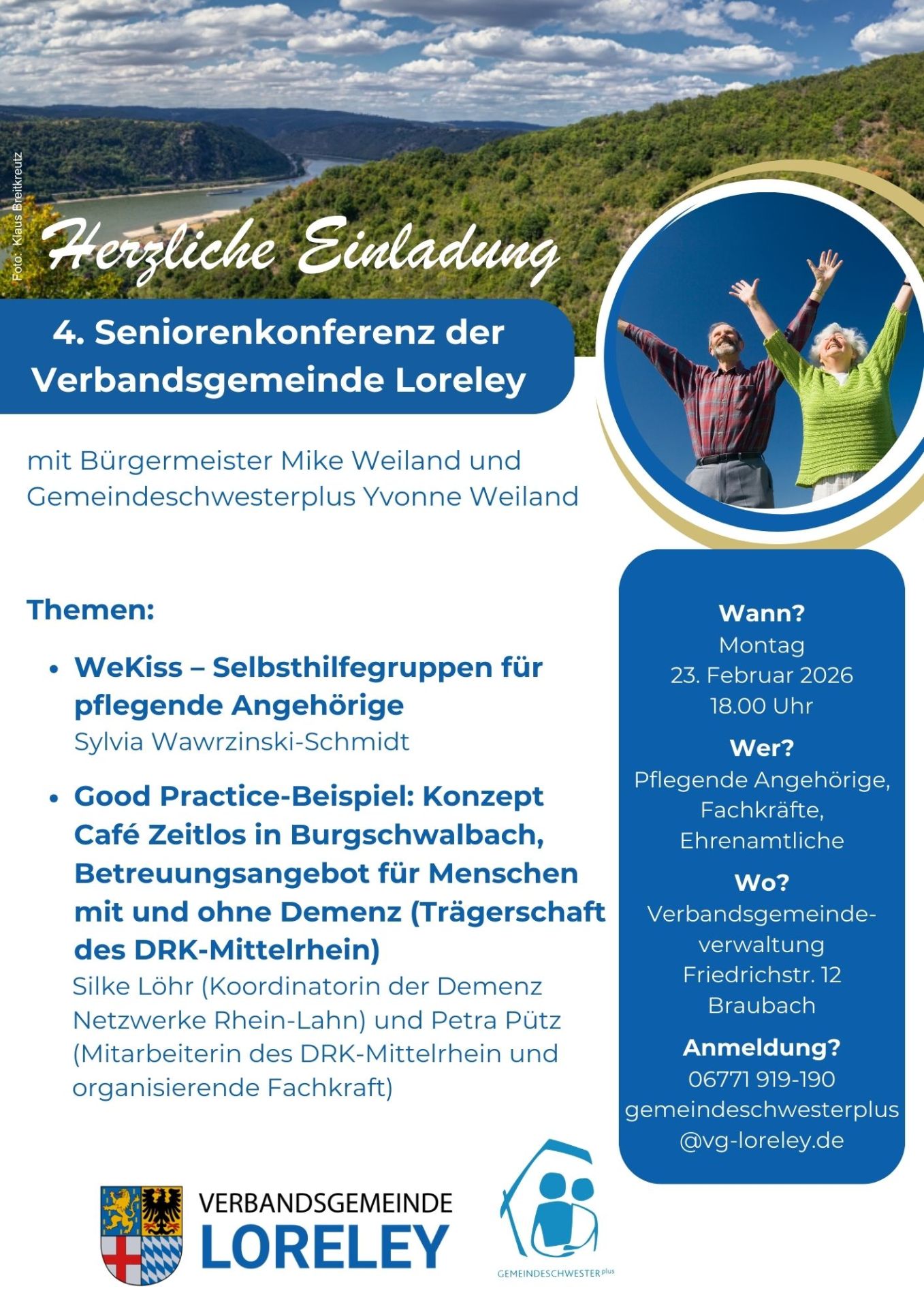 Plakat zur 4. Seniorenkonferenz