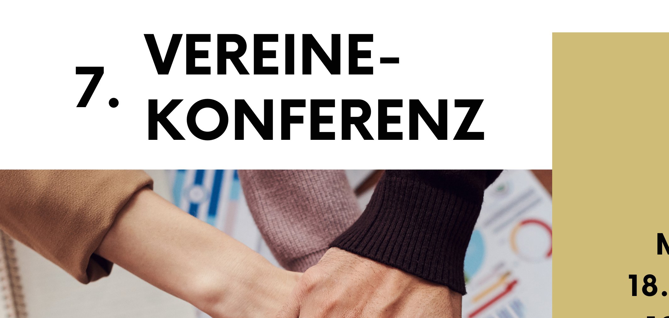 Plakat 7. Vereinekonferenz