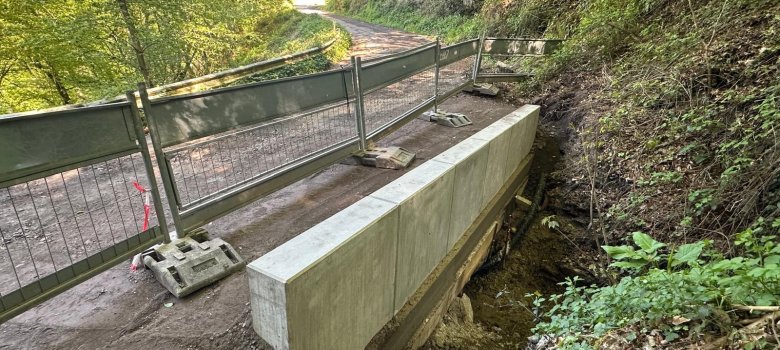 Bauarbeiten Sanierung Wirtschaftsweg
