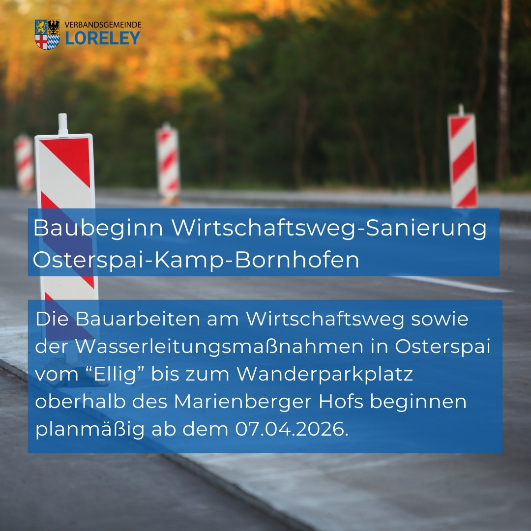 Beginn Bauarbeiten Ellig