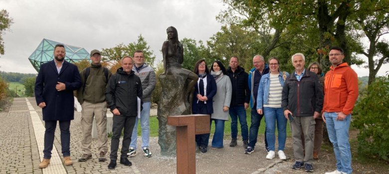 Gruppenfoto auf dem Loreleyplateau