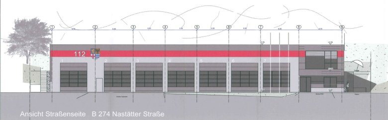 Ansicht Feuerwehrgerätehaus
