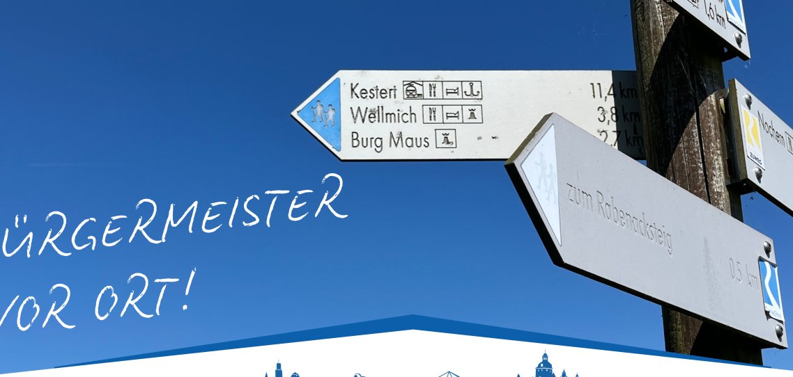 Bürgermeister vor Ort