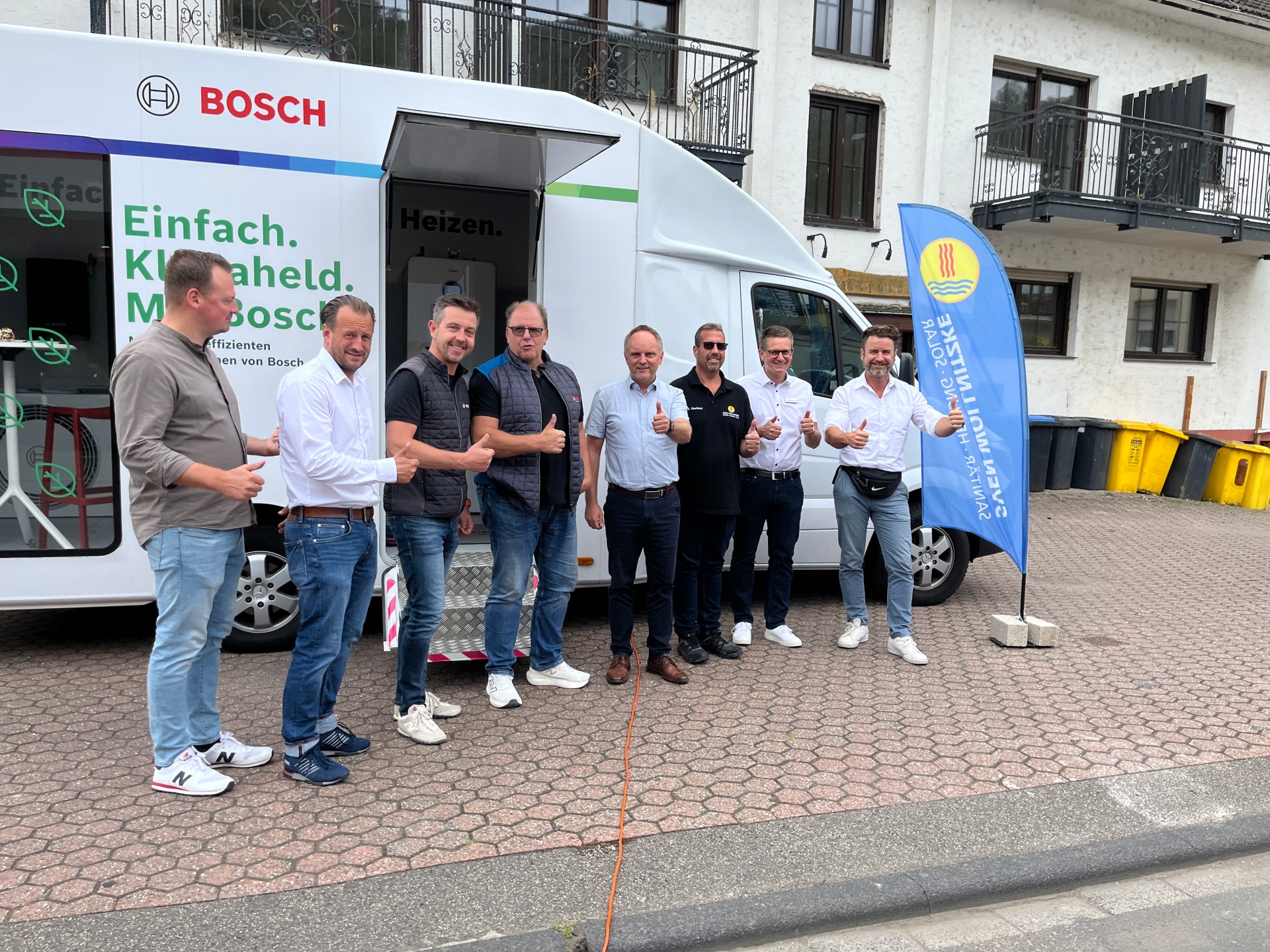 Gruppenbild beim Energie-Info-Tag