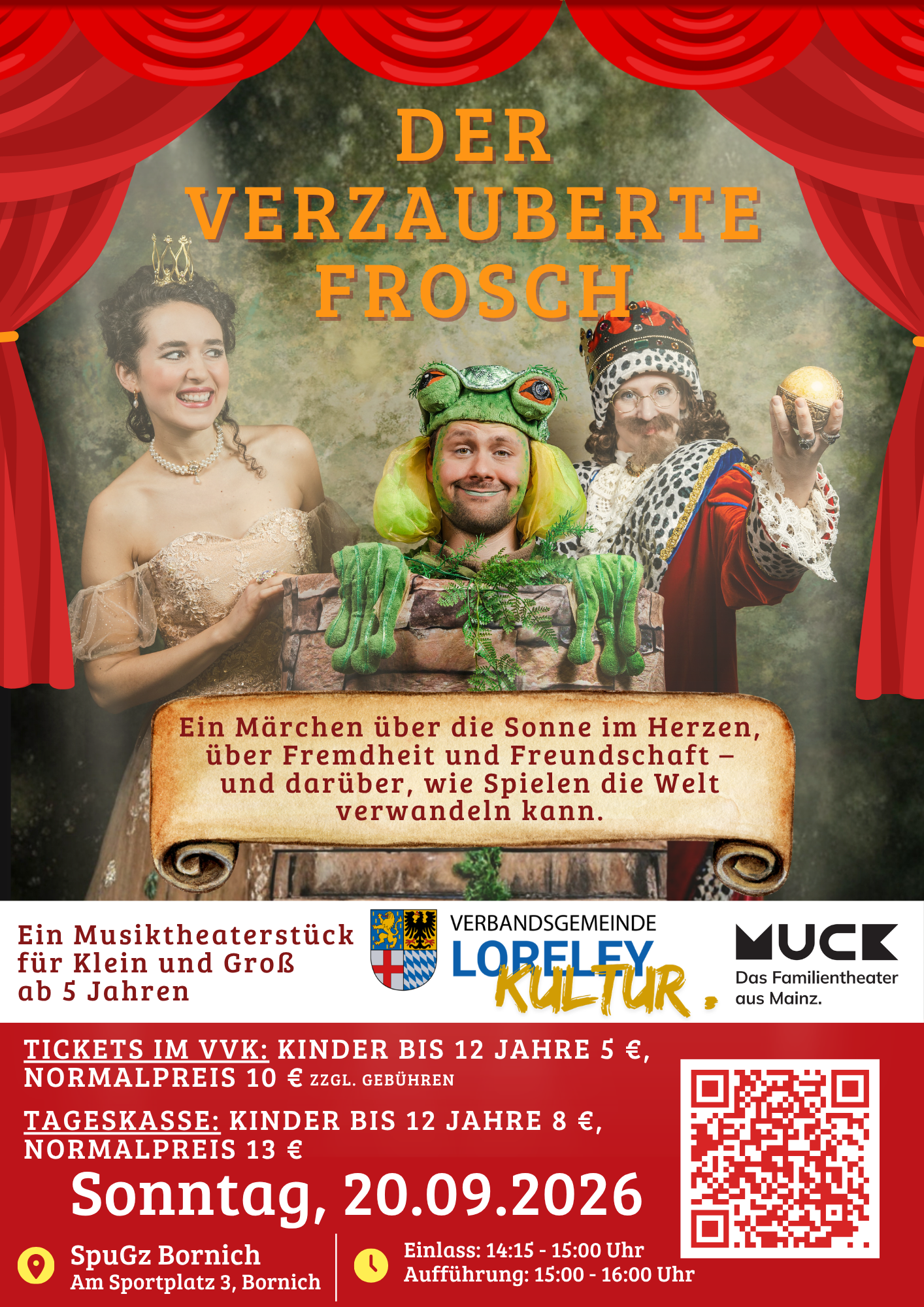 Der verzauberte Frosch MUCK Theater - Der verzauberte Frosch Tickets