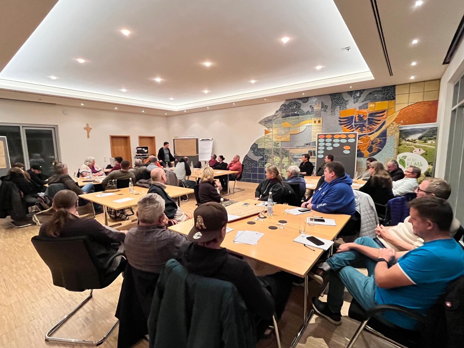 Teilnehmer beim 1. Vereinsabend in Braubach