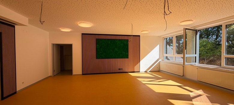Mensa in der Loreleyschule nach Umbau Mensa in der Loreleyschule nach Umbau