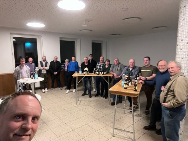 Selfie beim Bürgerstammtisch in Reichenberg Bürgerstammtisch in Reichenberg