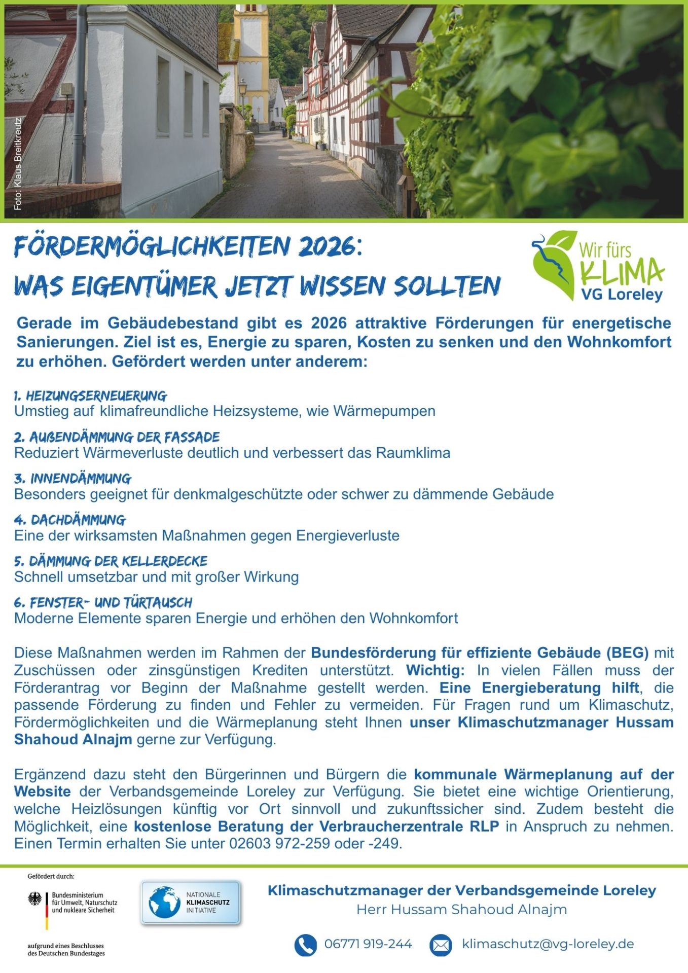 Grüne Seite - Fördermöglichkeiten 2026