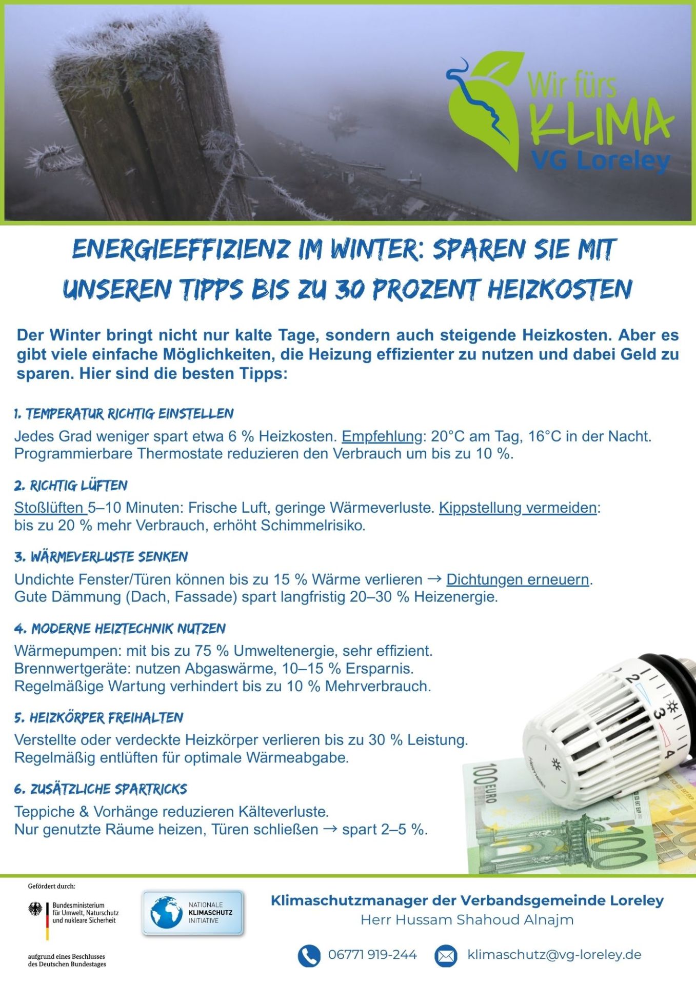 Grüne Seite - Energieeffizienz im Winter