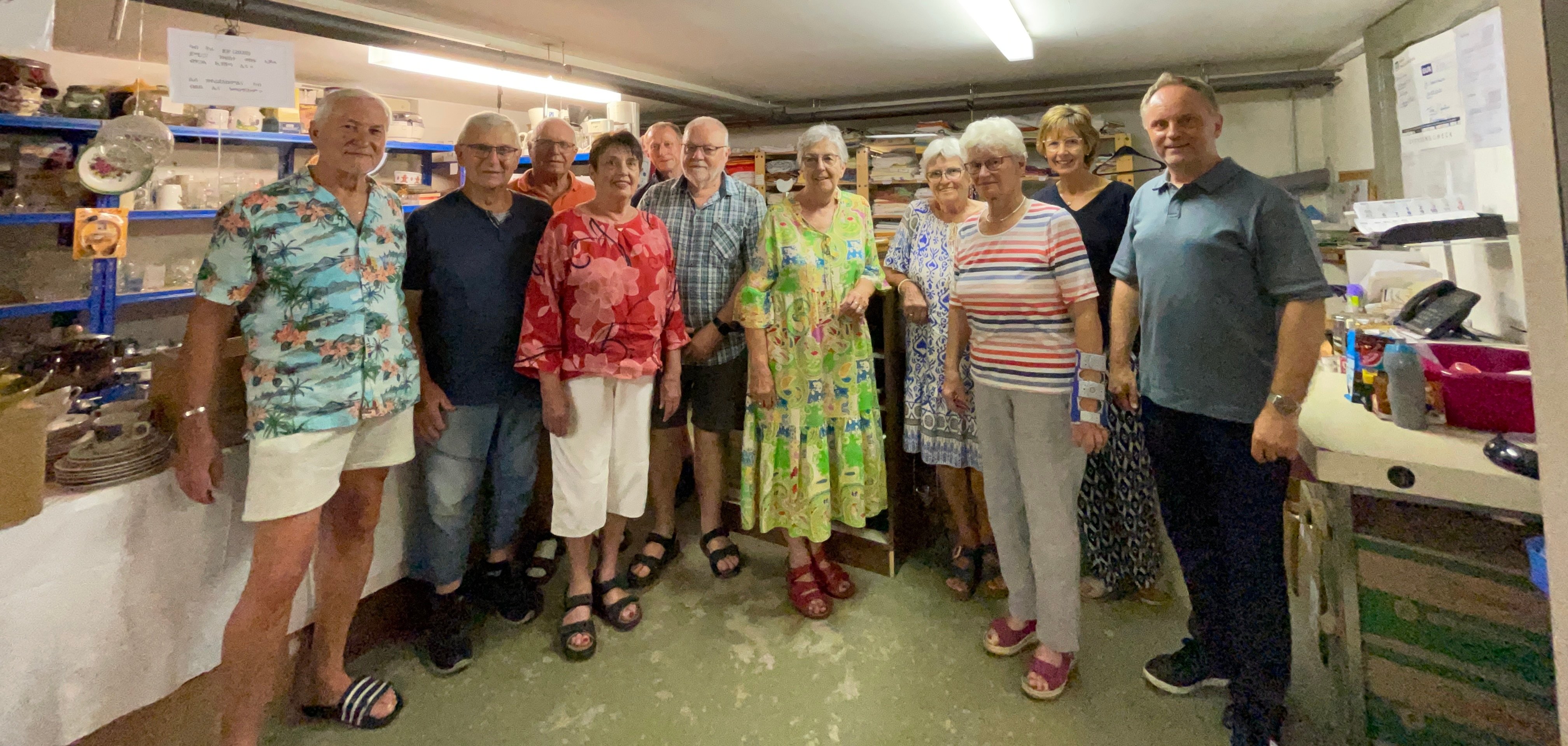 Gruppenfoto Kleiderkammer