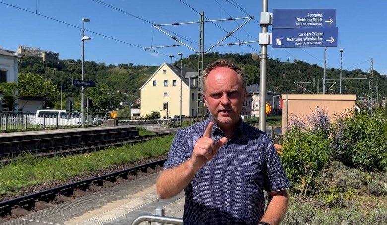 Bürgermeister Mike Weiland richtet Appell an die Deutsche Bahn