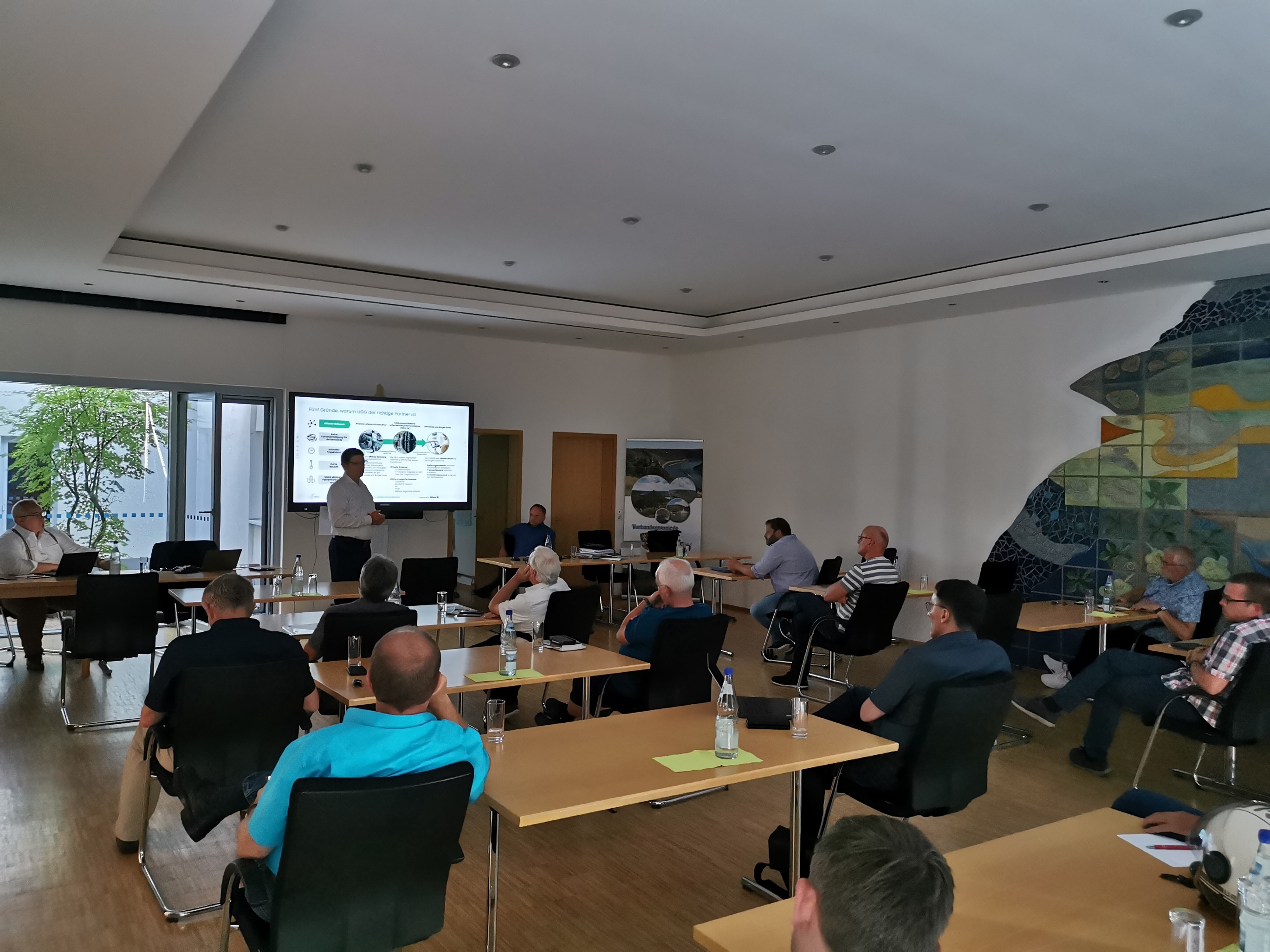 Vertreter der UGG stellen den Stadt- und Ortsbürgermeister/innen den aktuellen Planungsstand vor