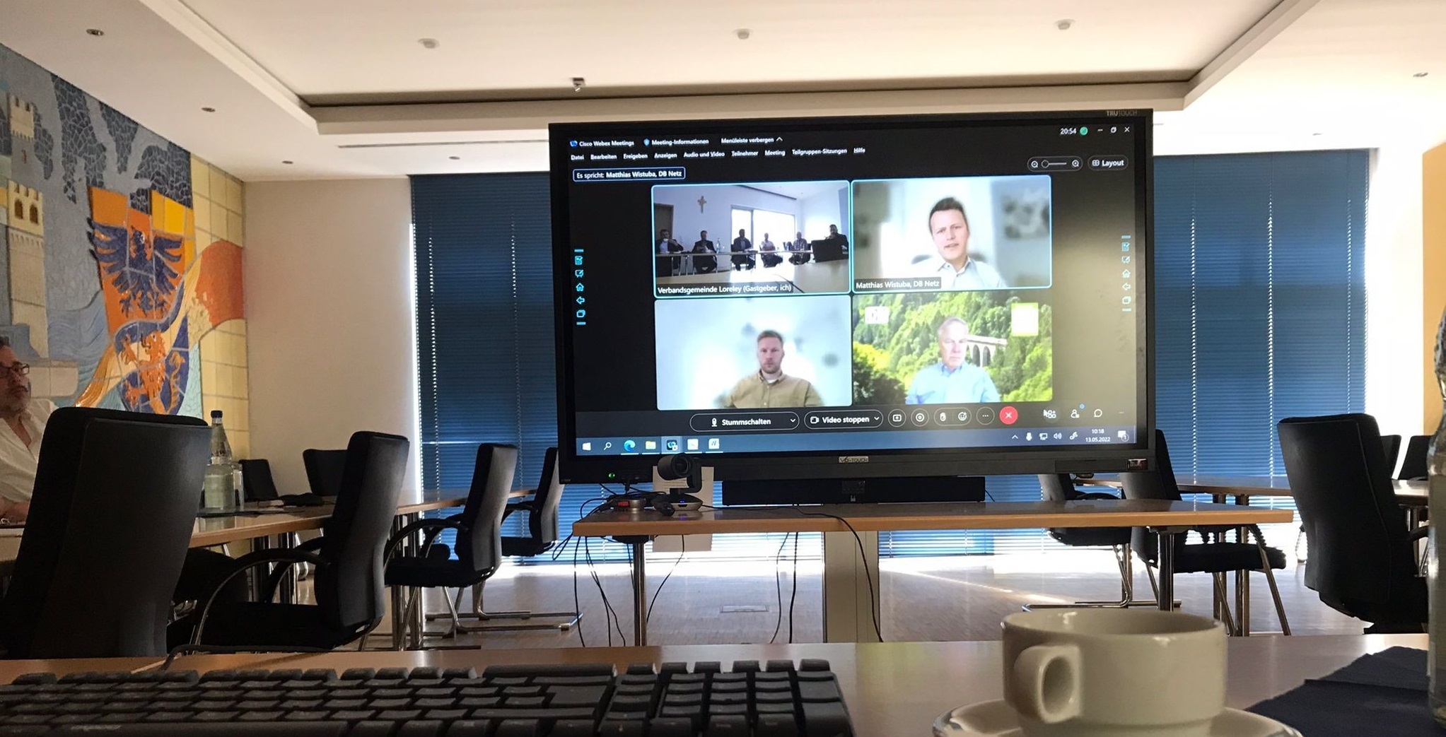 Weiteres Gespräch Lahnhochbrücke: Dieses Mal in Hybridform.