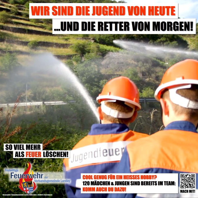 Plakat der Jugendfeuerwehr