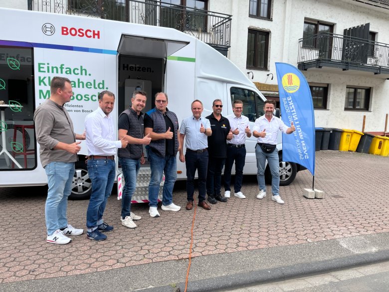 Gruppenbild beim Energie-Info-Tag