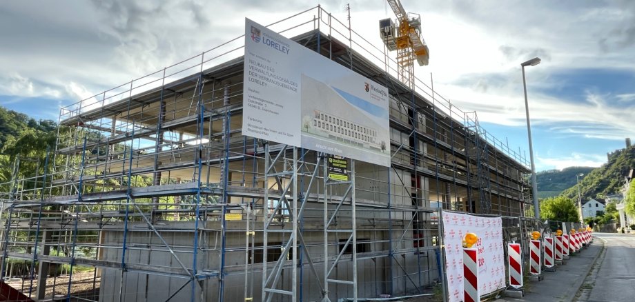 Gruppenfoto zum Richtfest