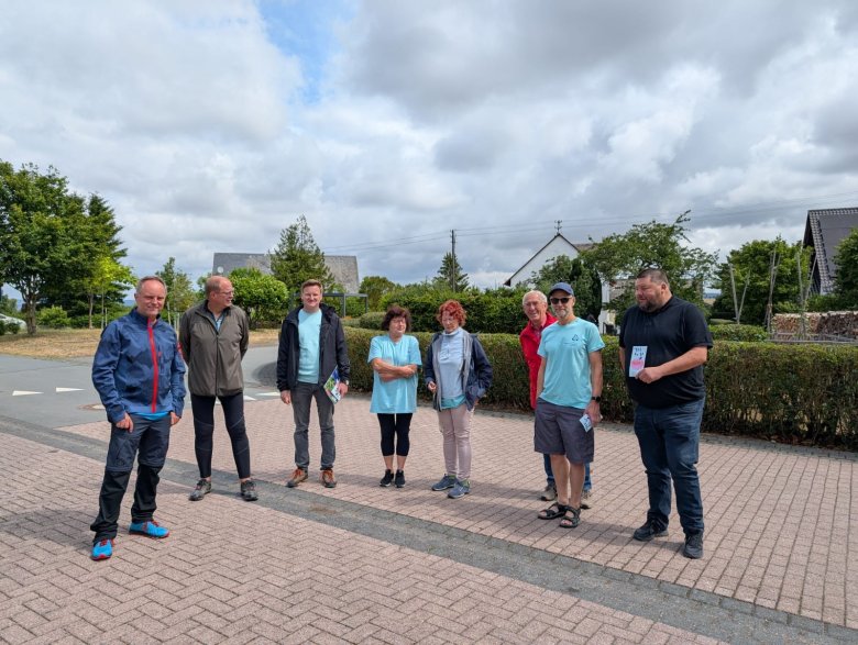 Gruppenfoto in der Ortsgemeinde Dörscheid 