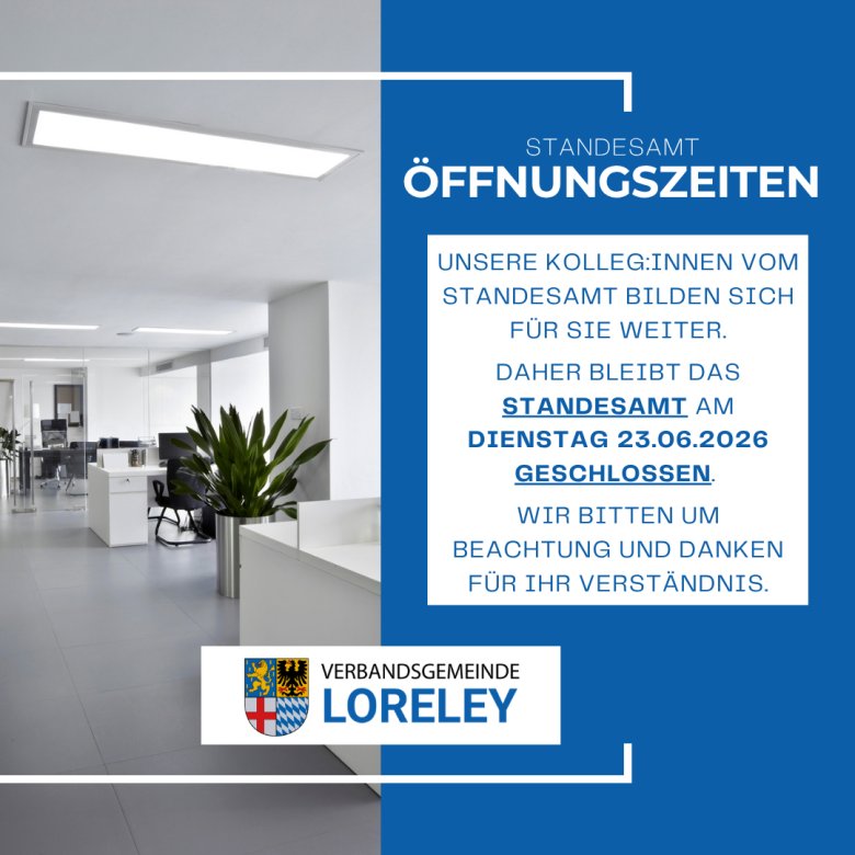 Öffnungszeit Standesamt