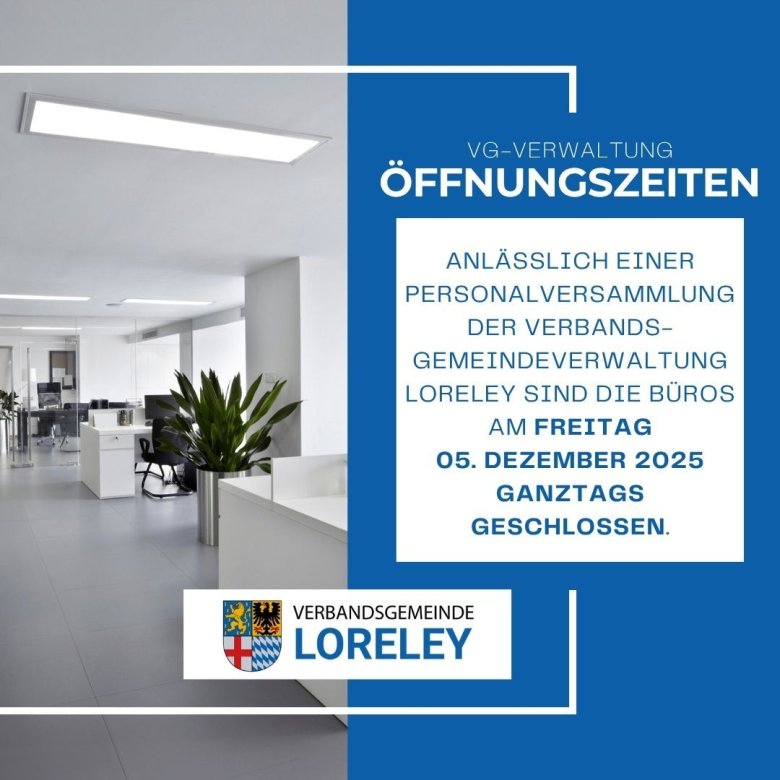 Kopie von Social Media - Öffnungszeiten 05.12.2025 Öffnungszeiten Verwaltung 05.12.2025