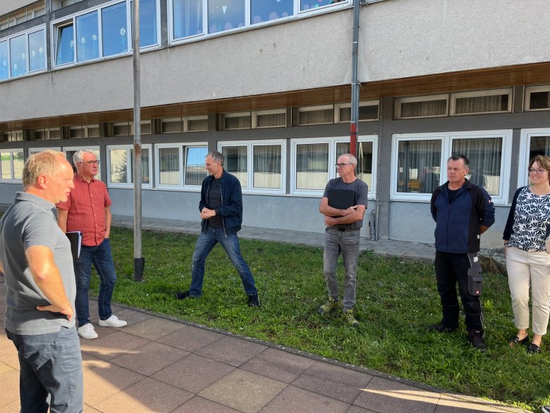 Gruppenbild vor der MBS