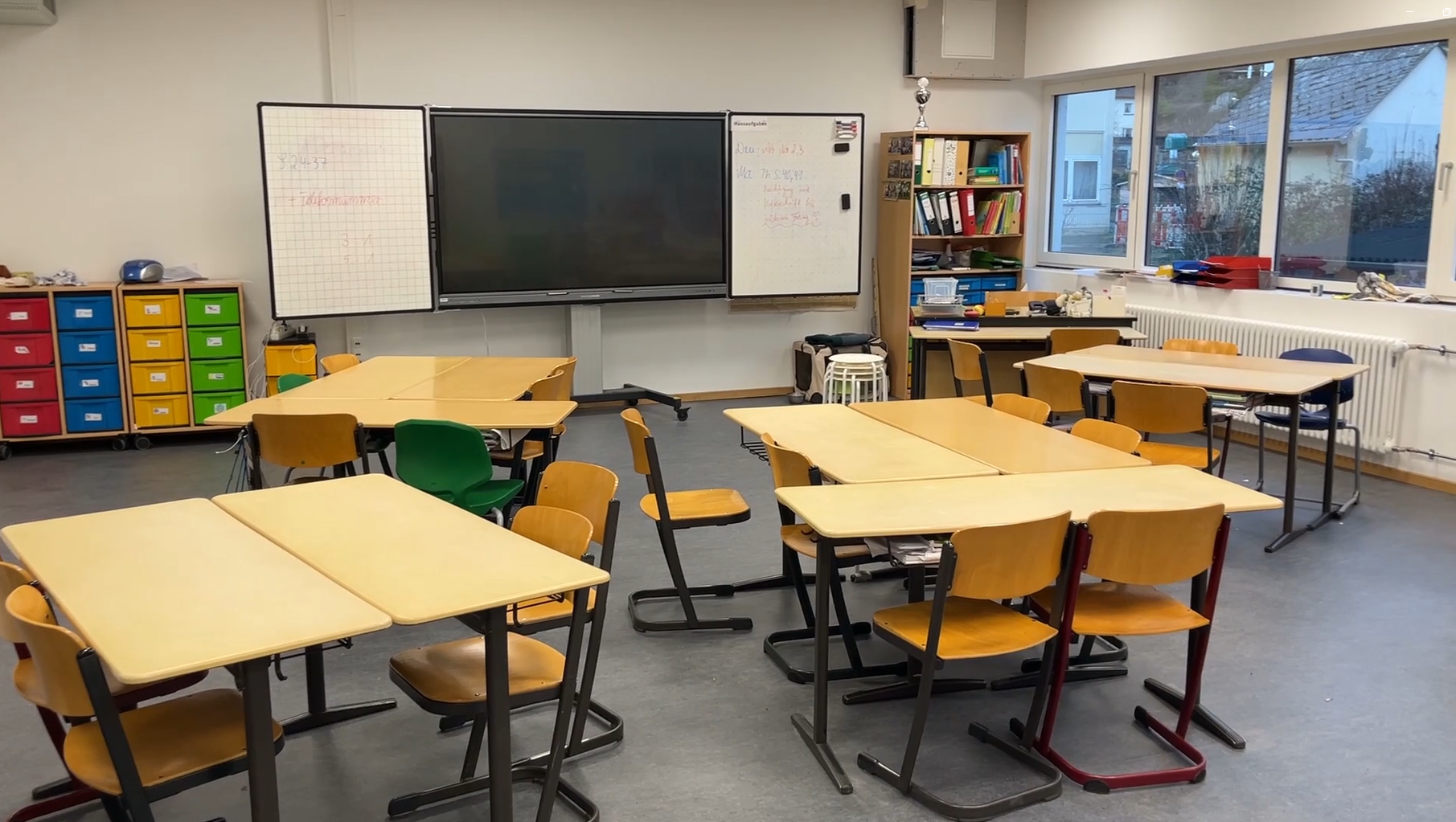 Interimsklassenraum der MBS