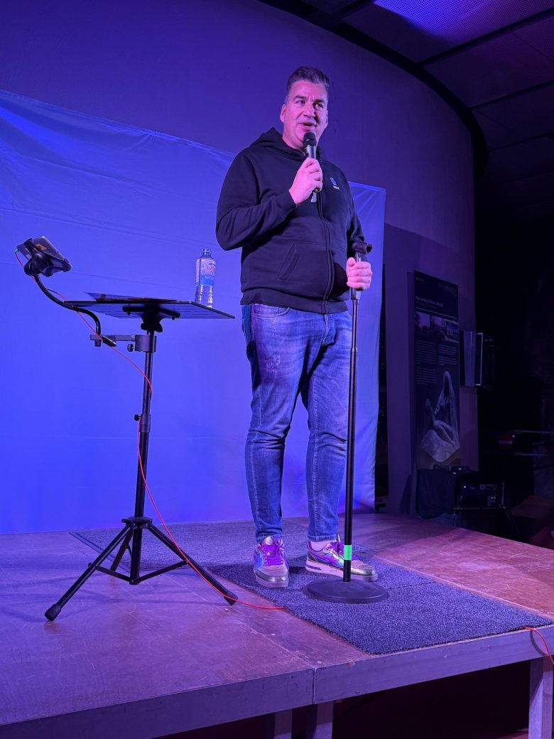 Peter Kunz begeistert auf dem Loreley-Plateau 