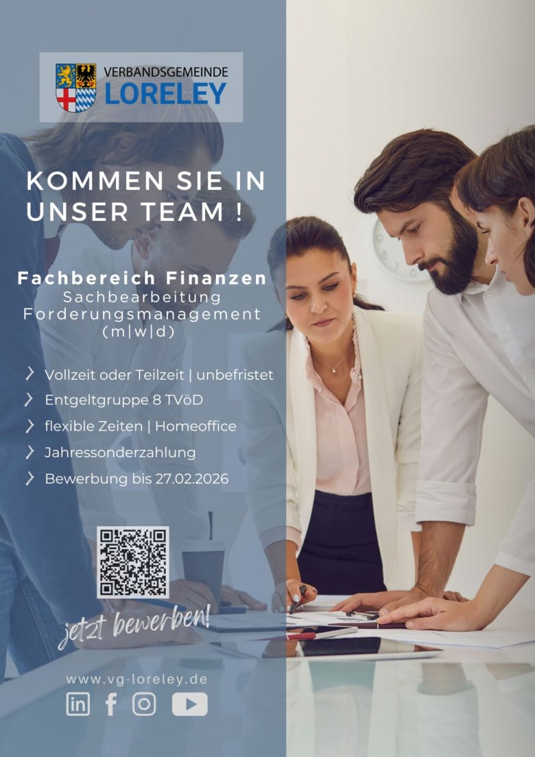 Stellenangebote (Loreley-Echo) - Stellenanzeige - Finanzen Forderungsmanagement