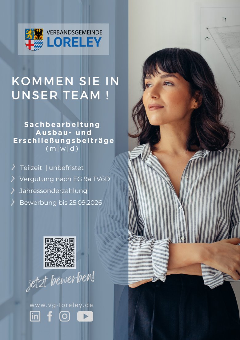 Stellenanzeige - Ausbau- und Erschließungsbeiträge