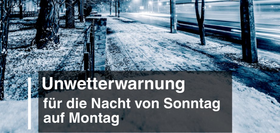 Katastrophenschutz - Aktuelle Warninfo (Instagram-Post (4:5)) - Wetterwarnung Schnee/Eis/Glätte Plakat zum Katastrophenschutz