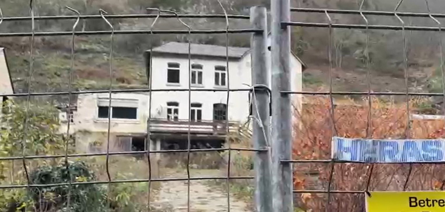 Bauzaun an der Nastätter Straße