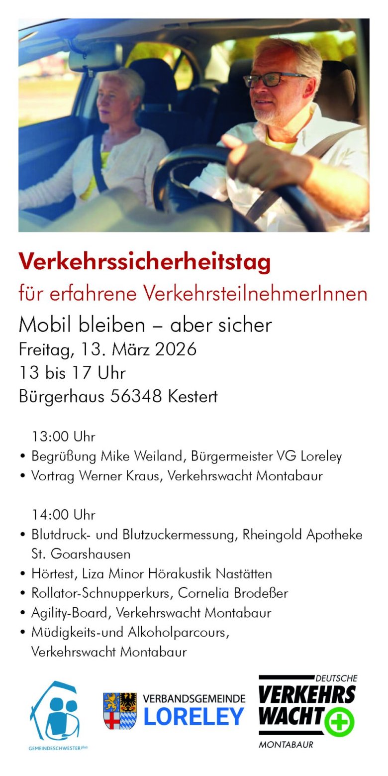 Flyer zum Verkehrssicherheitstag