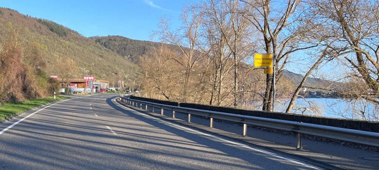 Verkehrsverschwenkung in Kamp-Bornhofen Verkehrsverschwenkung in Kamp-Bornhofen