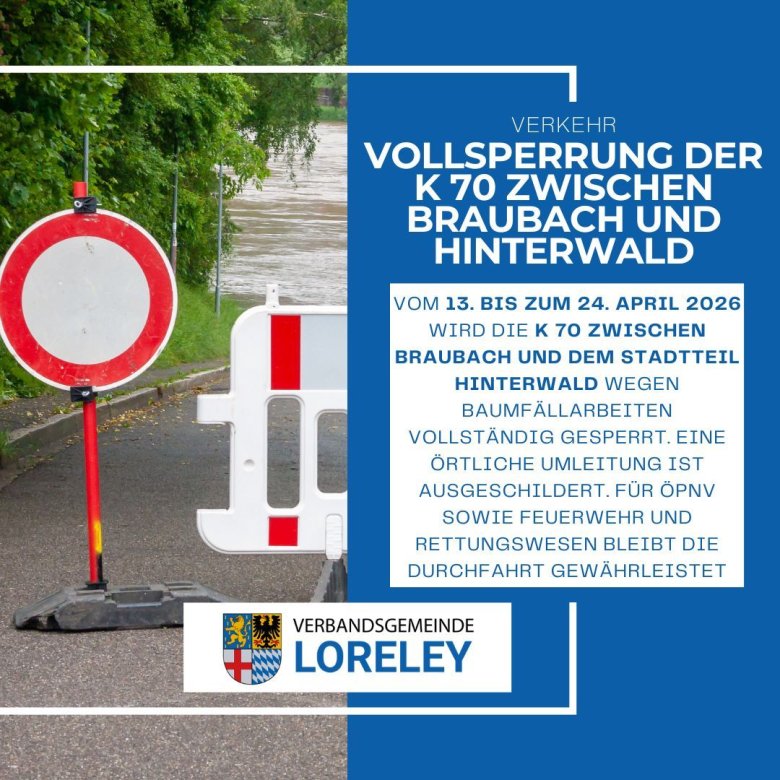 Vollsperrung der K 70