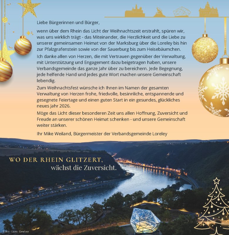Weihnachtsgrüße Bürgermeister