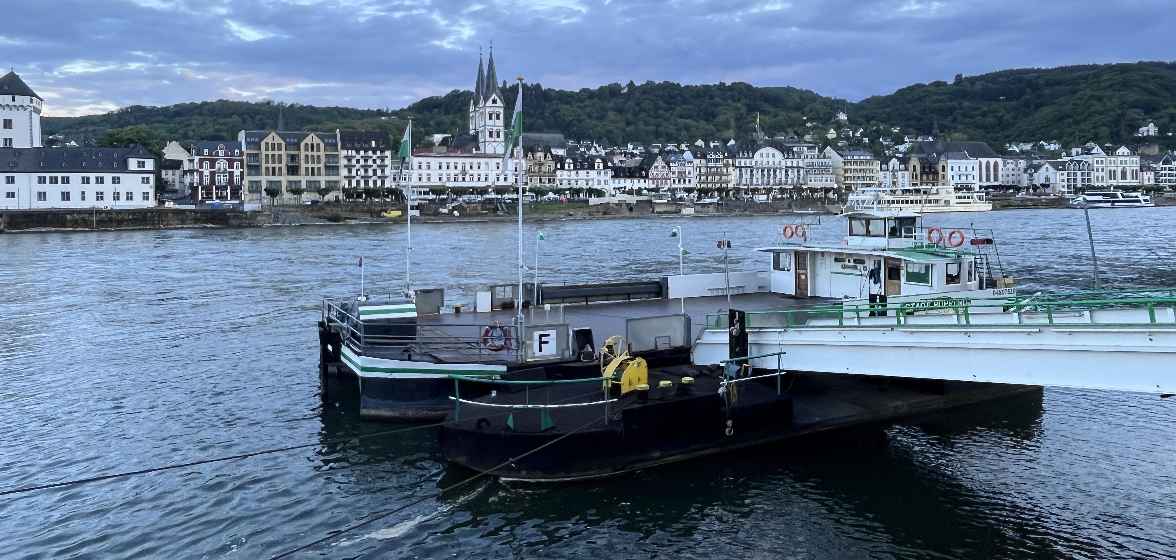 Wiederaufnahme Rheinfähre Boppard