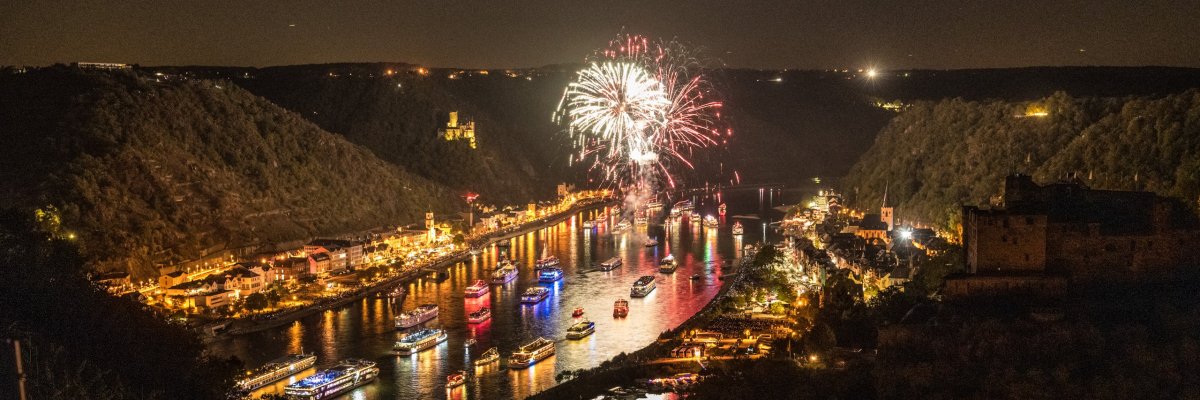 Rhein in Flammen am Mittelrhein Rhein in Flammen am Mittelrhein