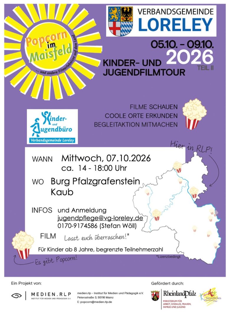 Plakat Kinder- und Jugendfilmtour 2026