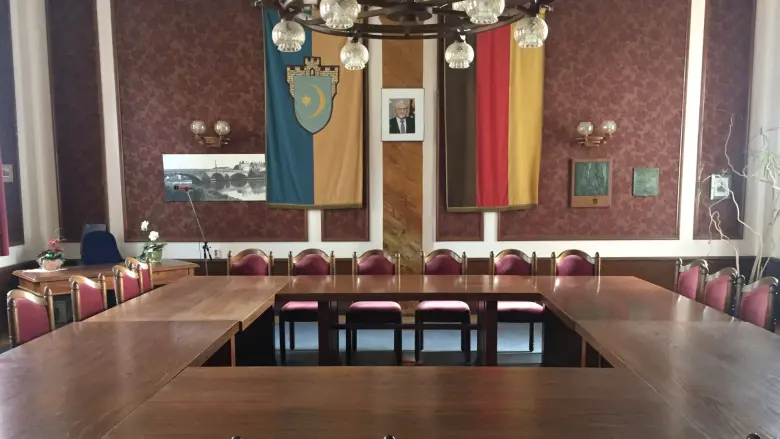 Sitzungssaal der Stadt Braubach