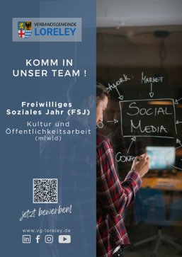 Stellenangebote (Loreley-Echo) - Stellenanzeige - A4 - Loreley-Echo - FSJ Kultur u. Öffentlichkeitsarbeit FSJ Kultur